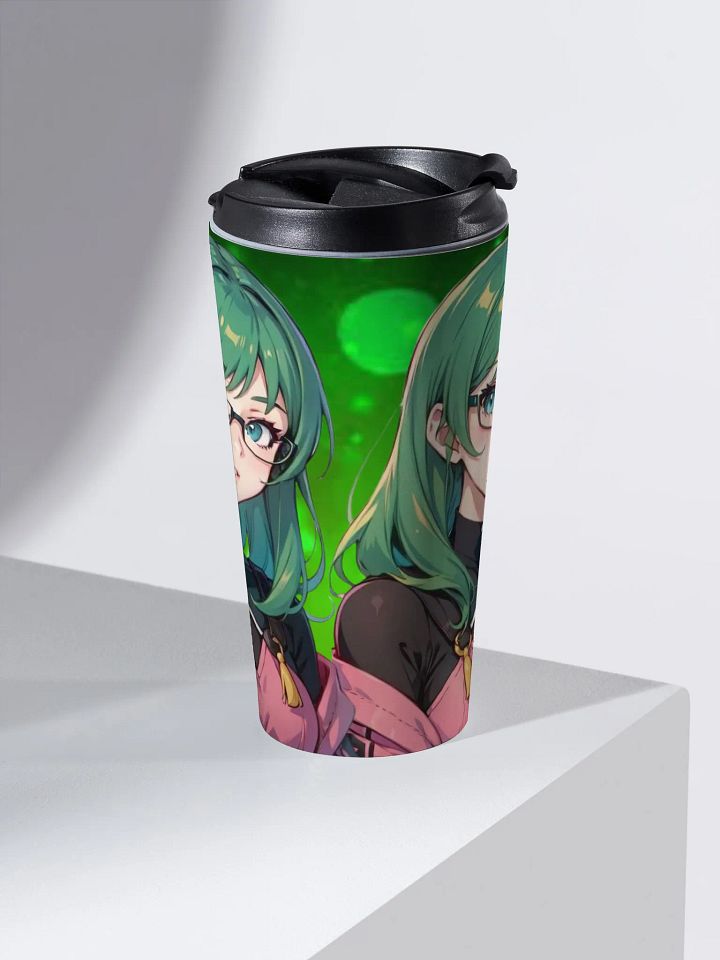 (Green WAIFU) K Stainless Steel Travel Mug product image (2)
