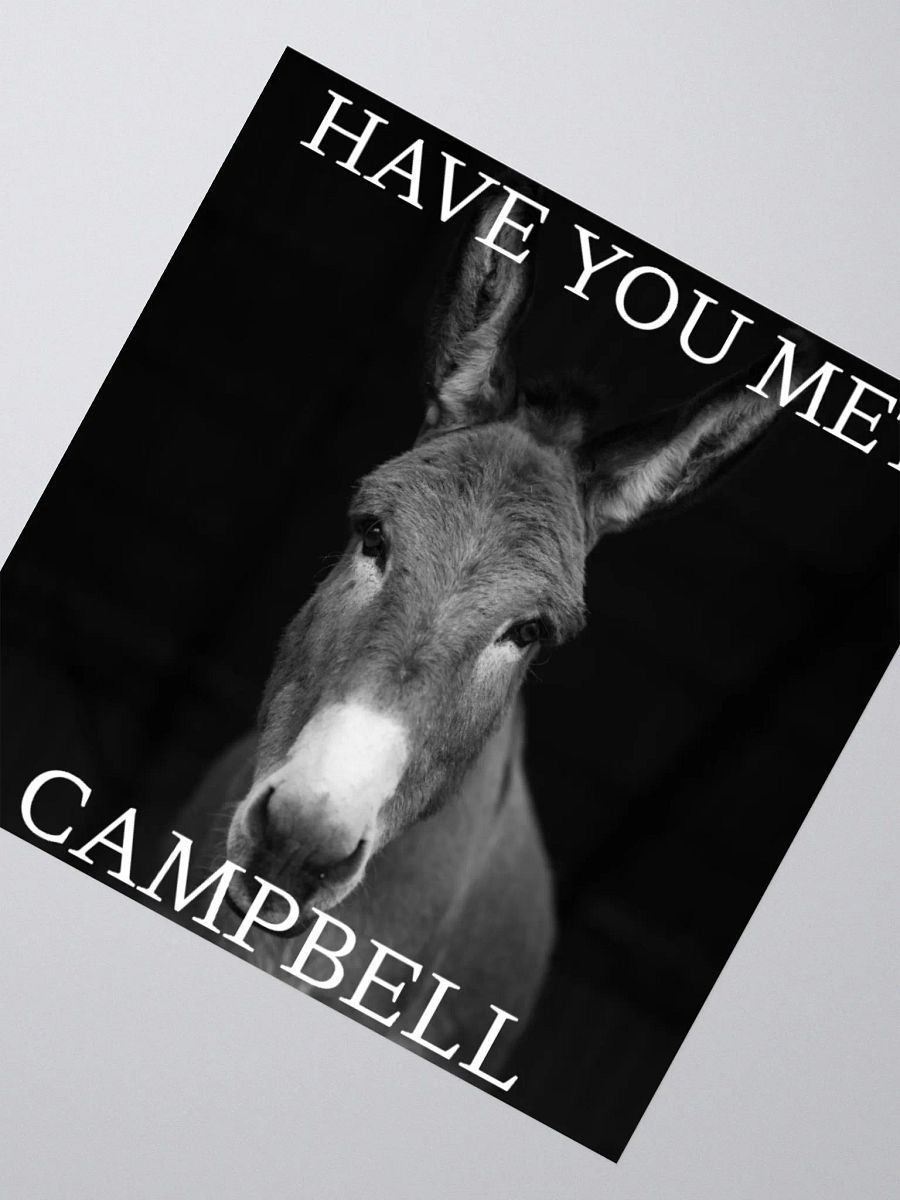 Have you met Campbell Sticker product image (6)