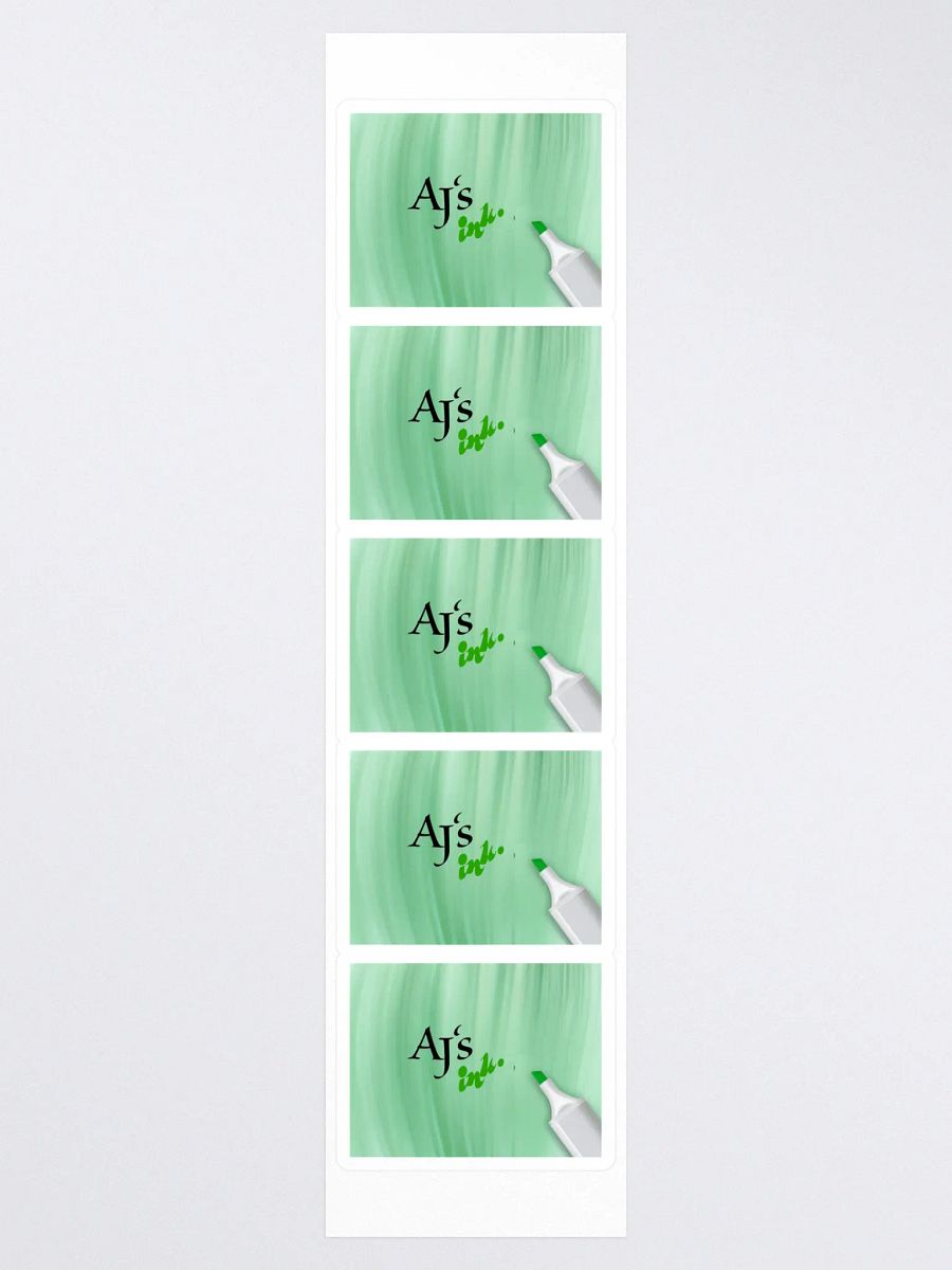 AJ's Ink Kiss Cut Stickers (Set of 5) product image (3)