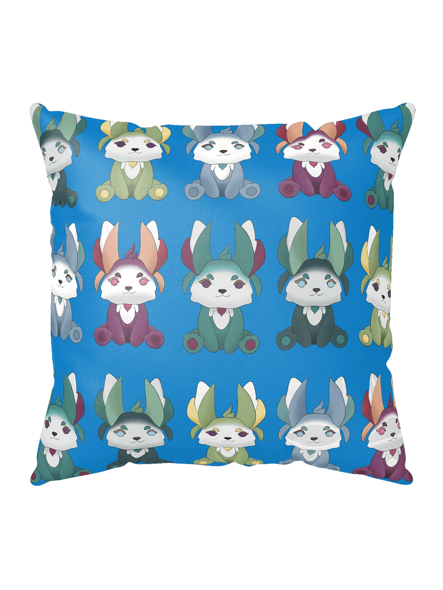 Blue Flutterfox Pattern Pillow - Palia-Inspired product image (10)