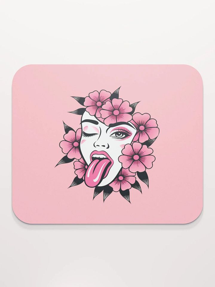 Floral Wink Mouse Pad product image (2)