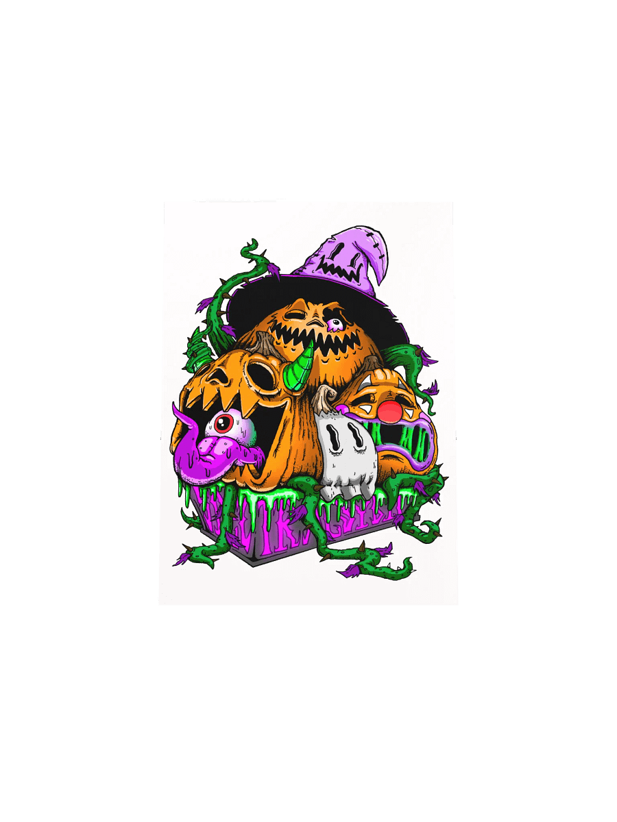 Pumpkin Monster Print product image (5)
