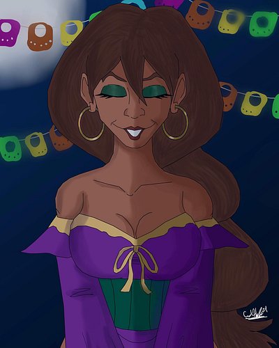 Day of the Dead piece with @lovinglayce ‘s OC Josefina, swipe for a surprise! 

Happy Birthday also to Josefina, the pretties...