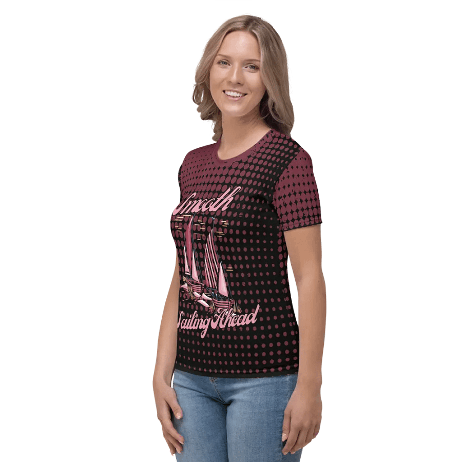 Smooth Sailing Ahead All Over Print T-shirt product image (3)