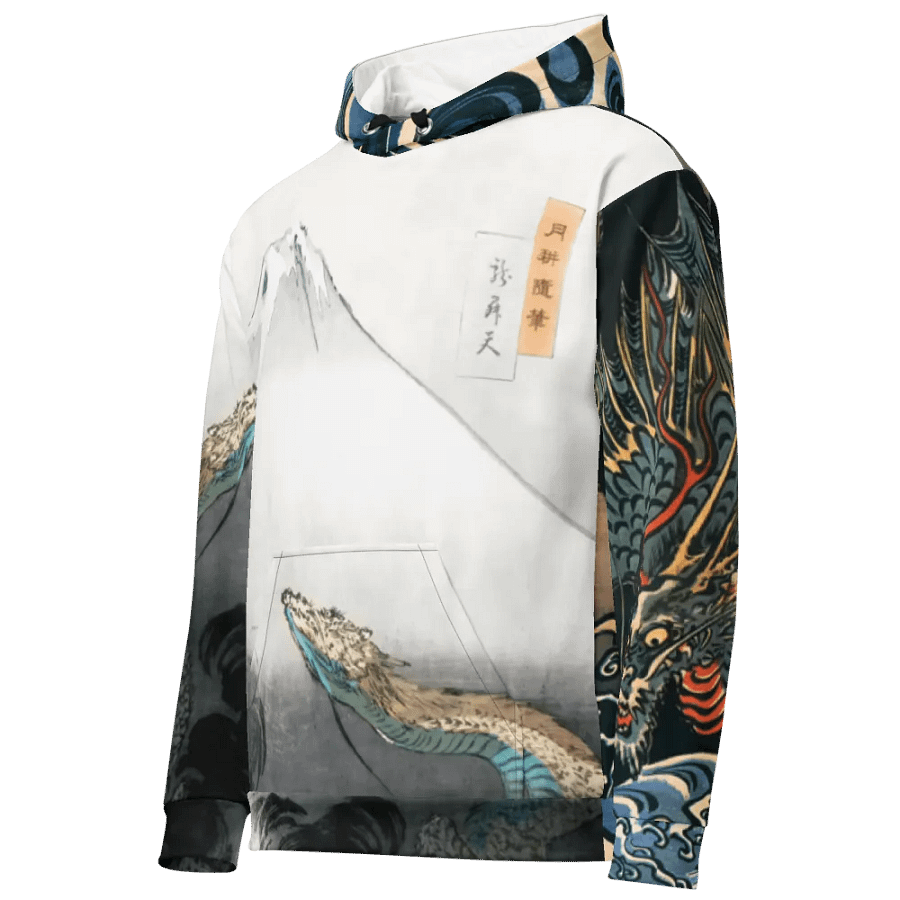 Dragons All-Over Print Recycled Unisex Hoodie product image (7)