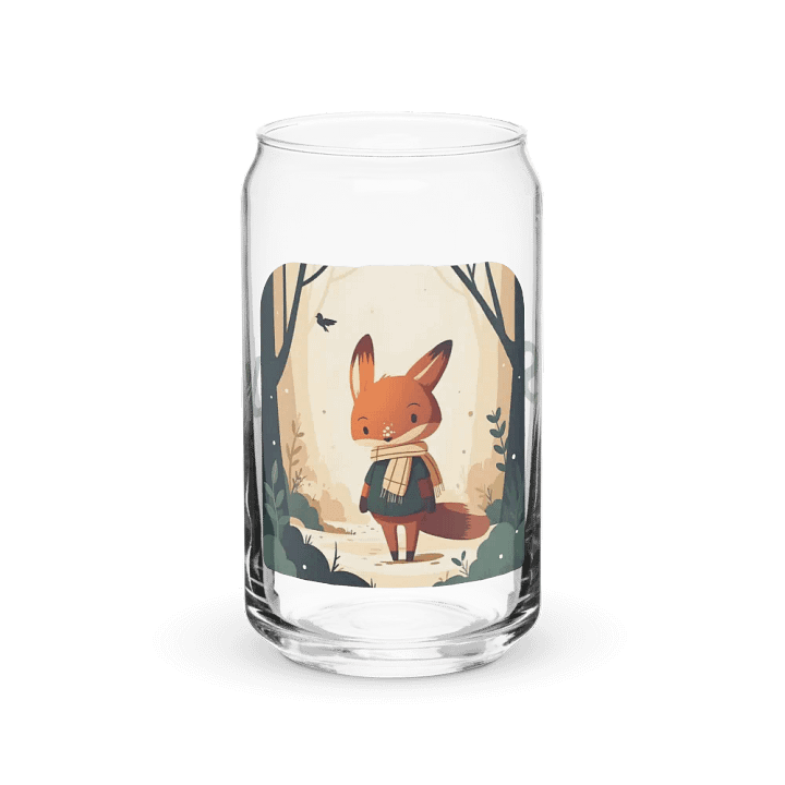 Cozy Forest Fox Glass product image (1)