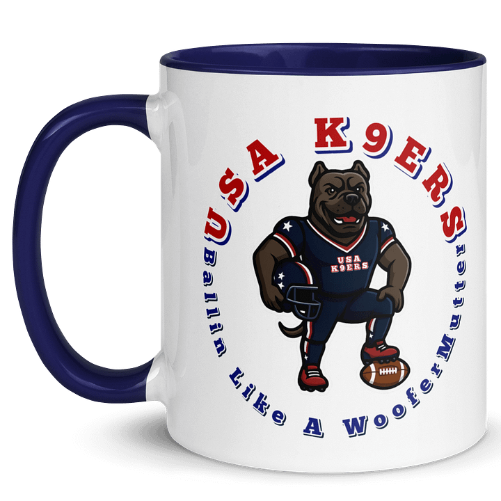 Cane Corso USA K9ERS Football Mug product image (1)
