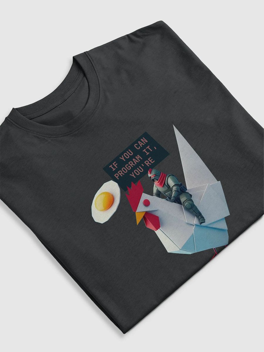 Limitless Rooster Coder Shirt | Heavyweight Unisex Tee for Programmers – Funny Geek Dev Gift product image (4)