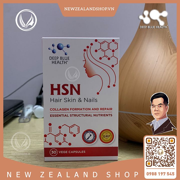 Viên uống trị mụn, dưỡng móng, ngăn rụng tóc Deep Blue Health HSN 30 viên product image (2)