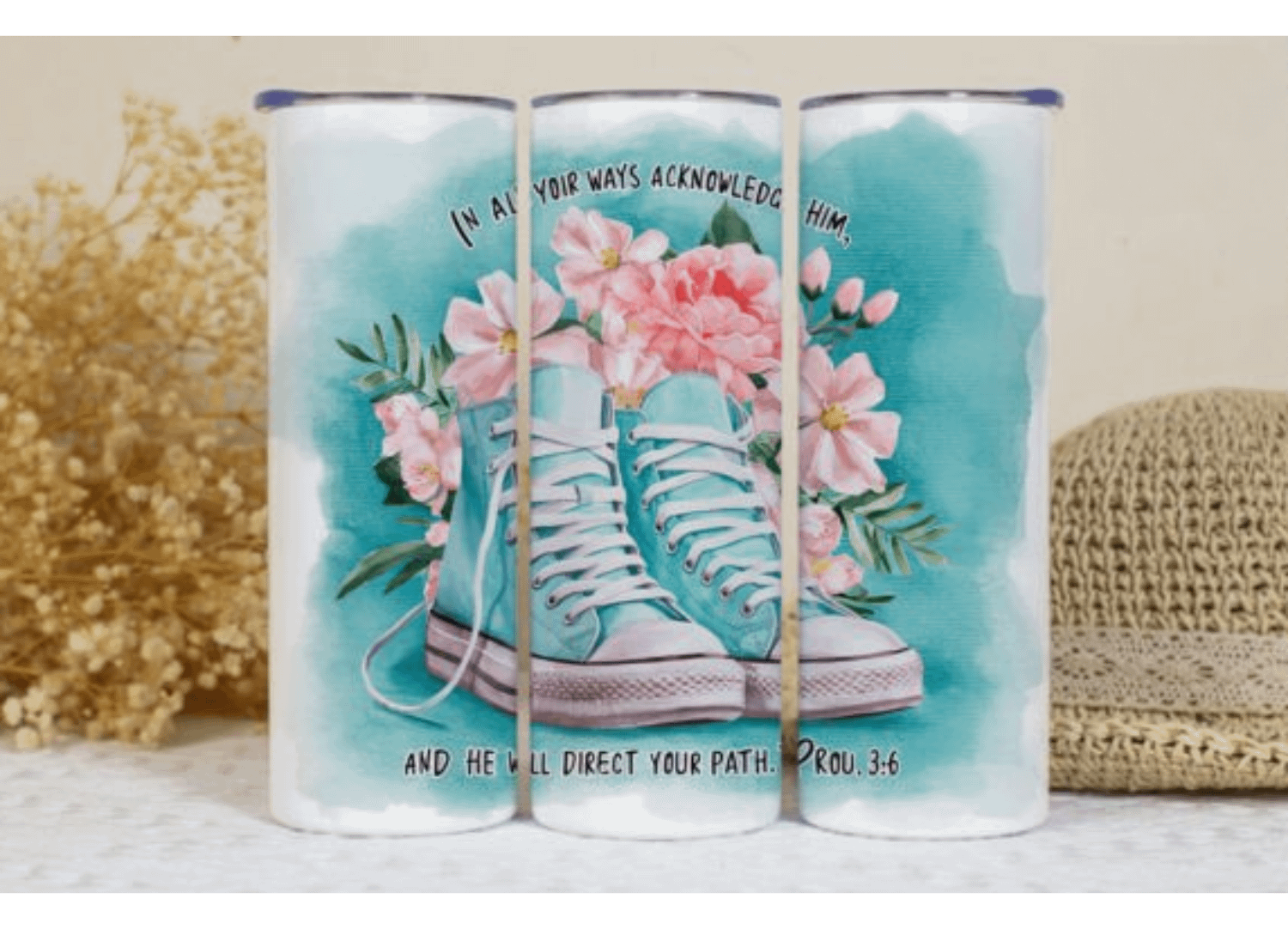 Proverbs 3:6 Stainless Steel Tumbler product image (1)