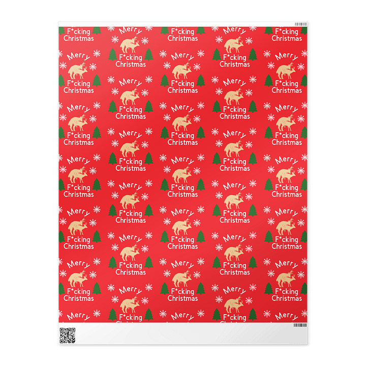 Merry XXX-mas Wrapping Paper Roll product image (2)