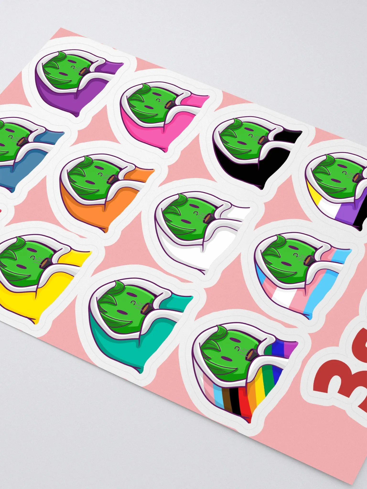 Rose Cuddler Squad Sticker Sheet | Art by Duck product image (3)