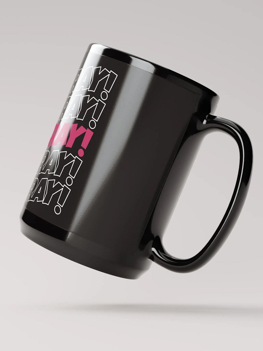 He's cray cray! Mug (pink/white) product image (2)