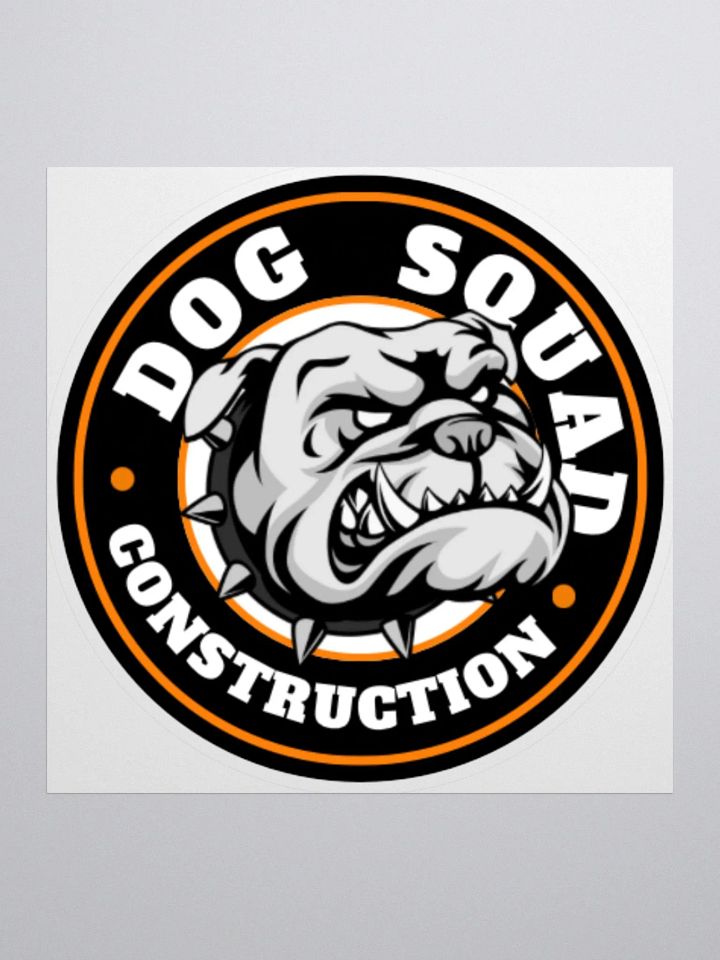 Dog Squad Construction Sticker product image (1)