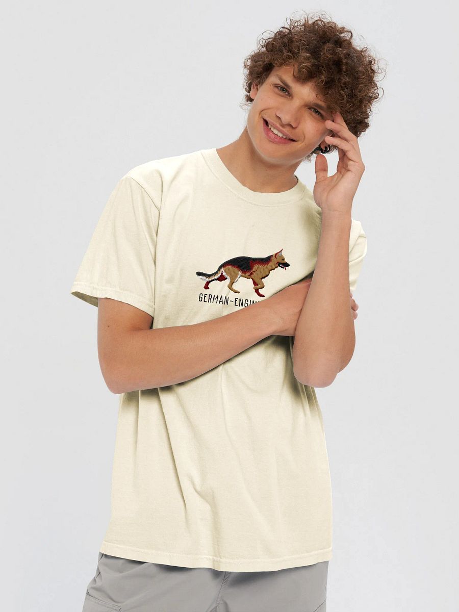German-Engineered T-Shirt(Embroidered) of a German Shepherd product image (37)