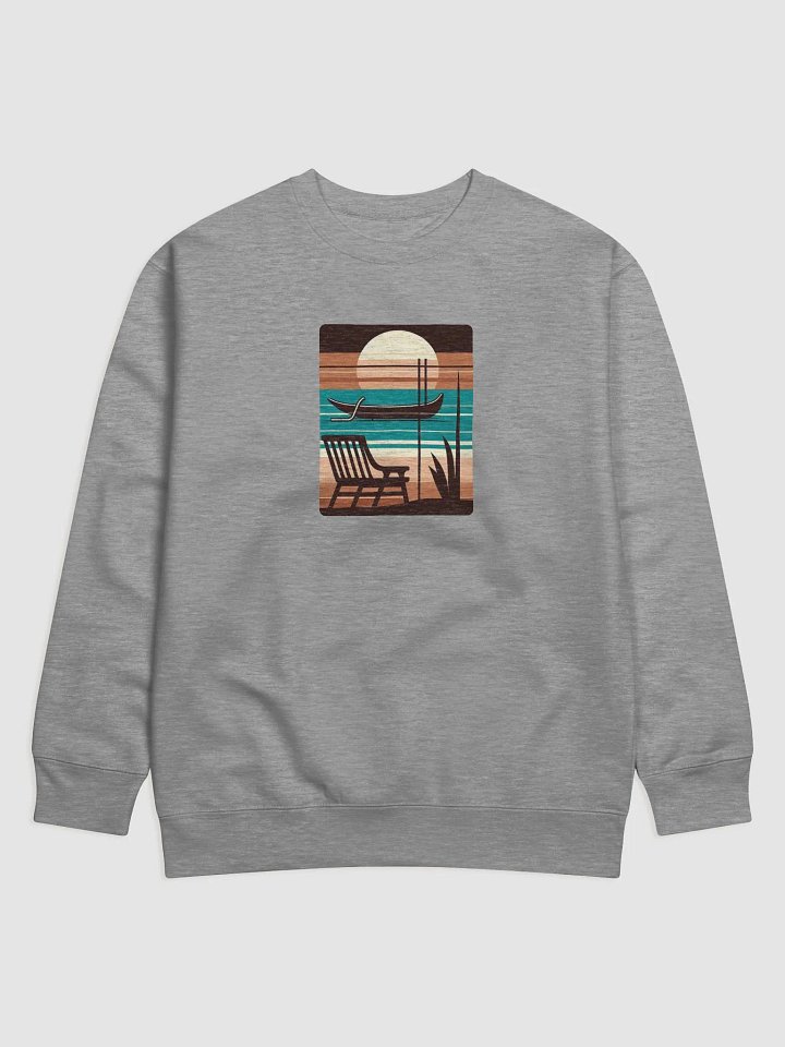 Sunset Serenity Cotton Sweatshirt | AI Design product image (5)