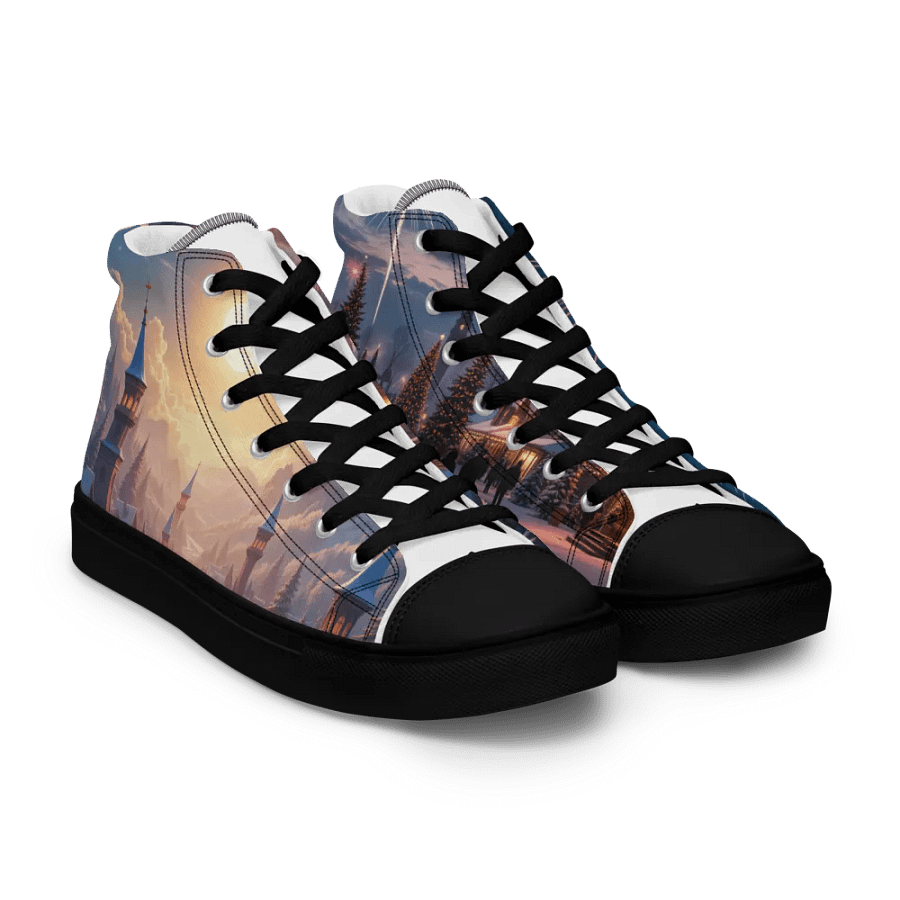 New Years Frosty Night Retro High Tops product image (9)