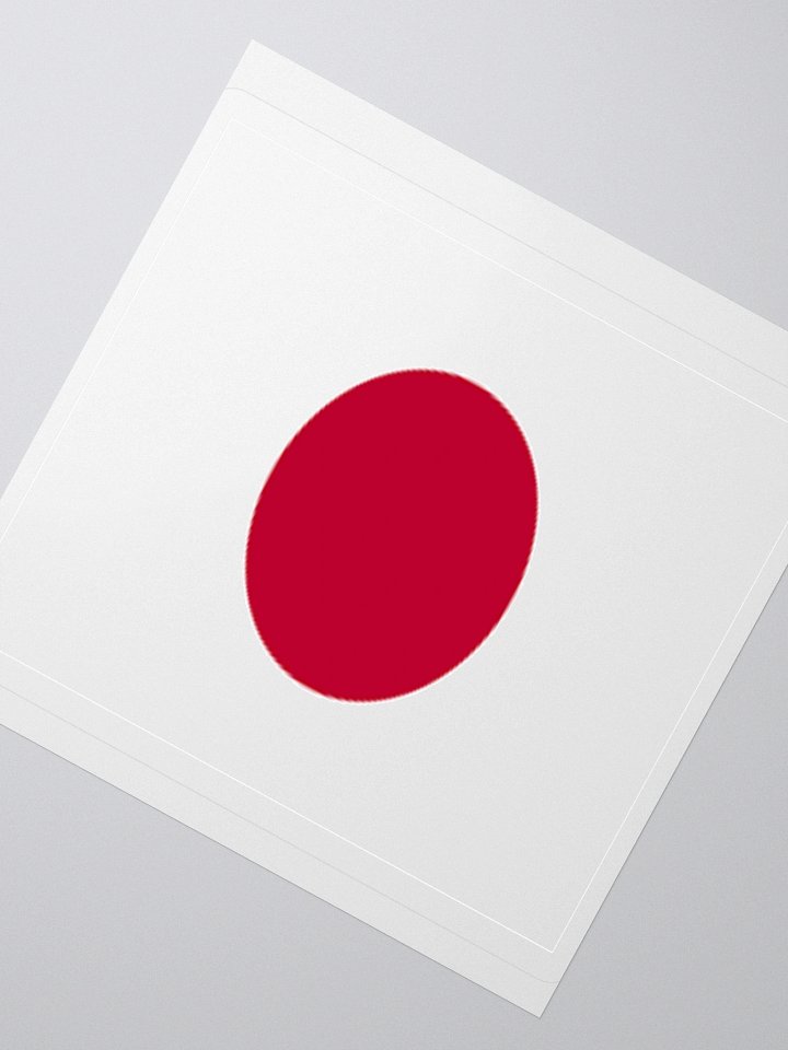 Japan Flag Sticker | Rising Sun Design | Durable Vinyl | 3 Sizes product image (4)