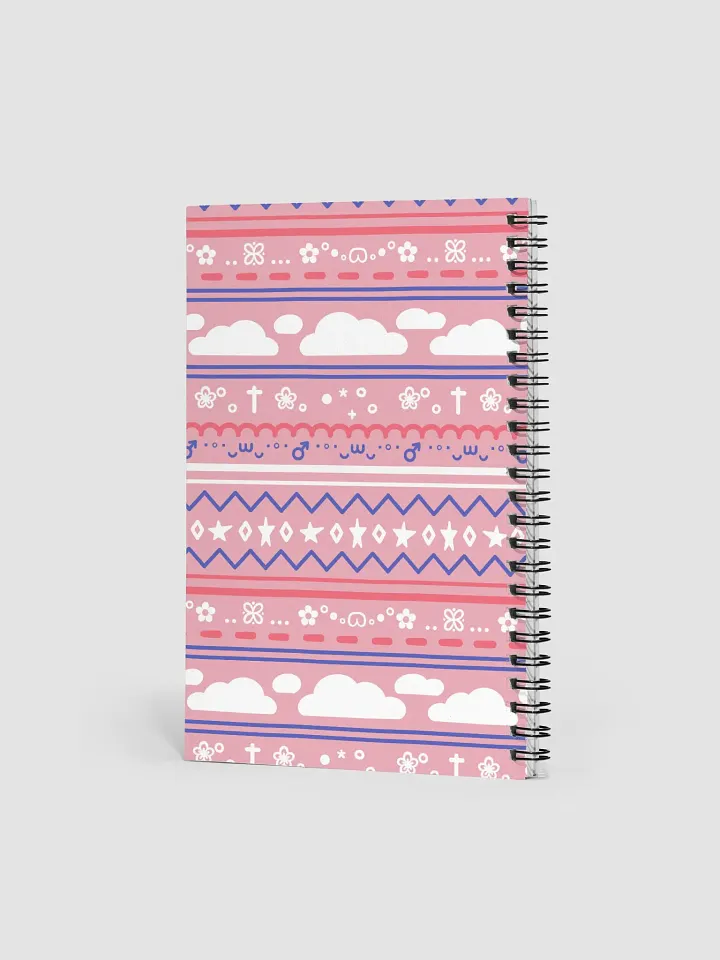 Cloudy Christmas Notebook - Pink product image (2)
