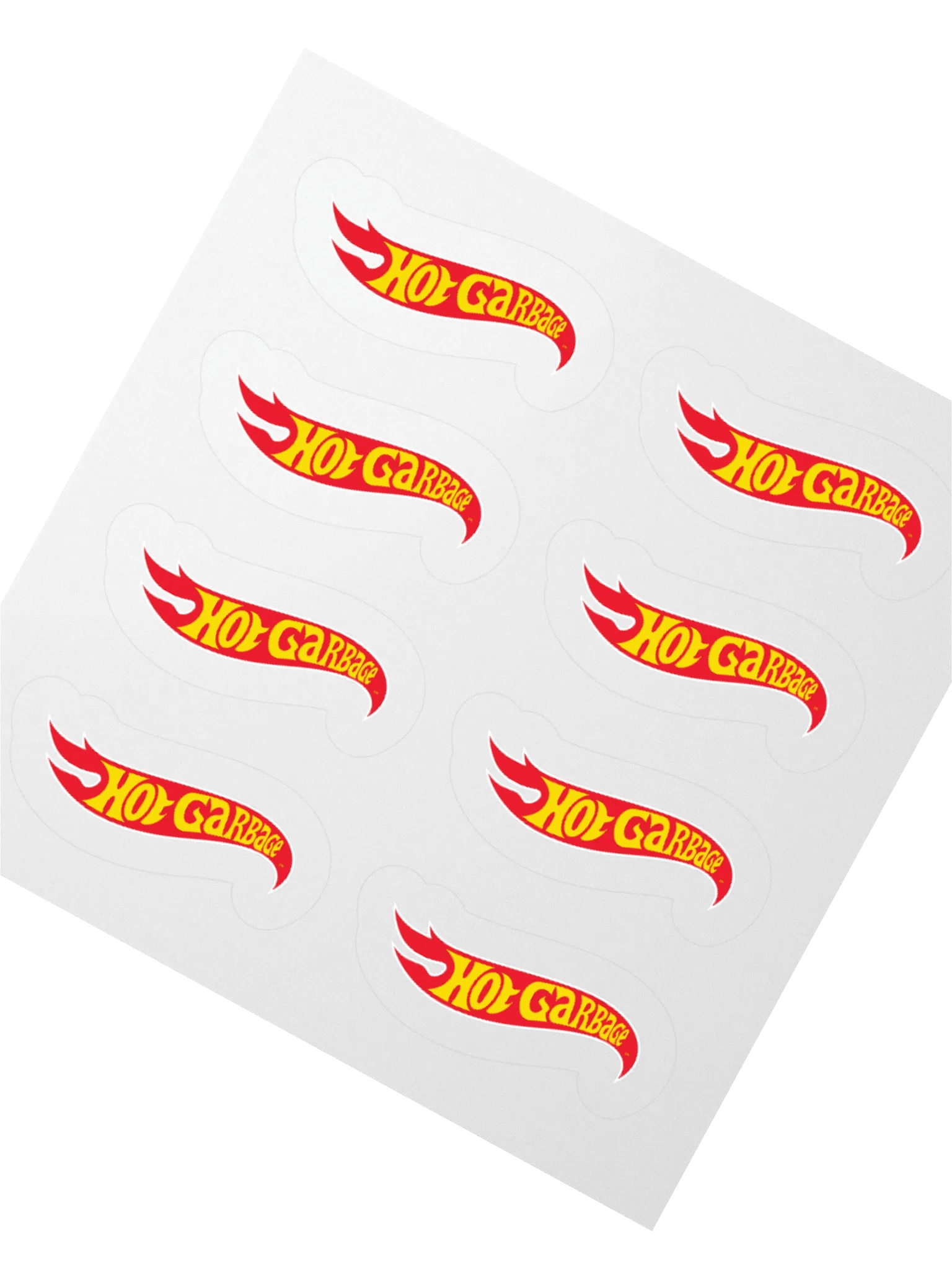 HOT GARBAGE STICKERS (8-PACK) product image (2)