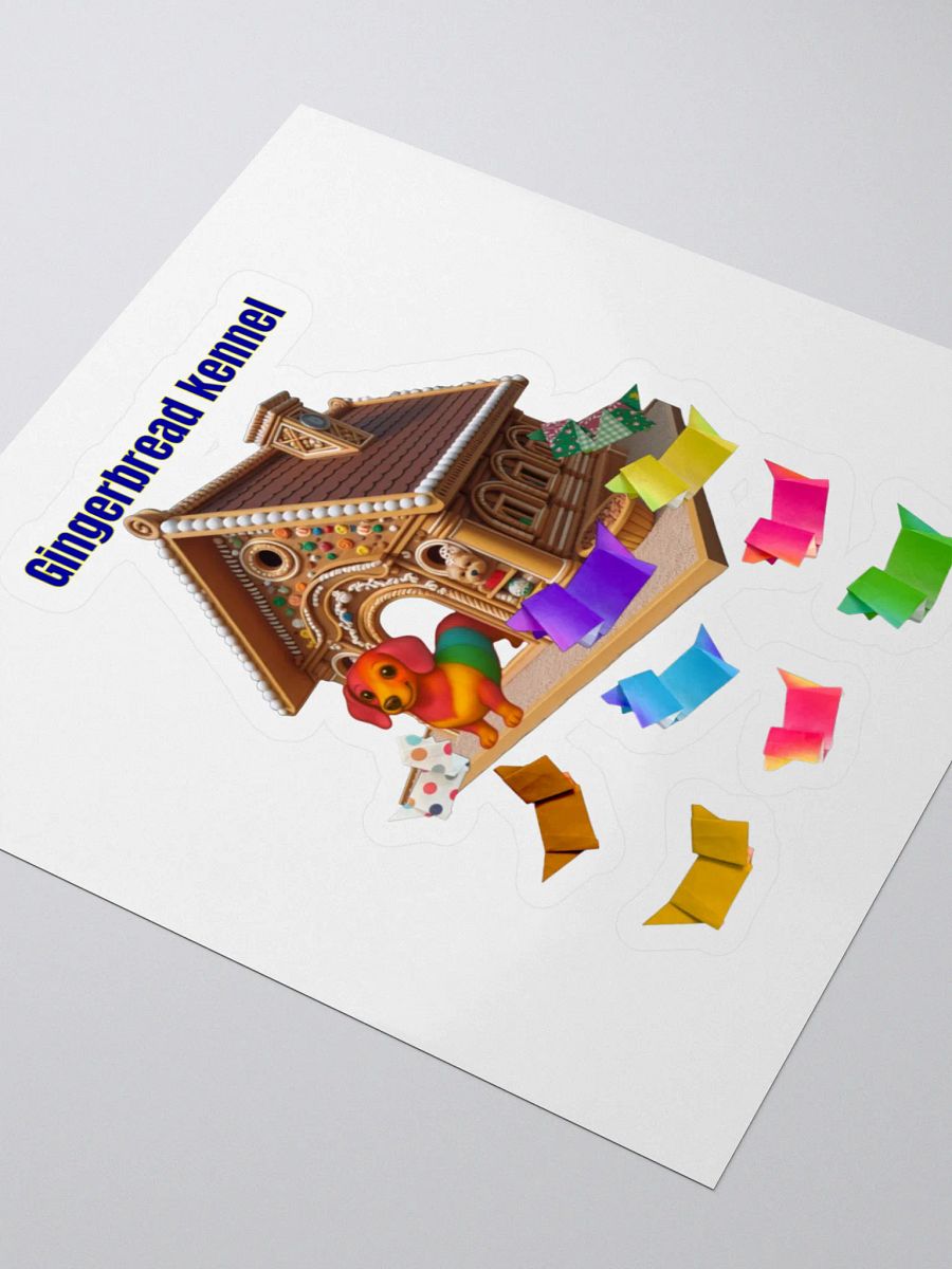 Gingerbread Kennel Kiss Cut Stickers product image (3)