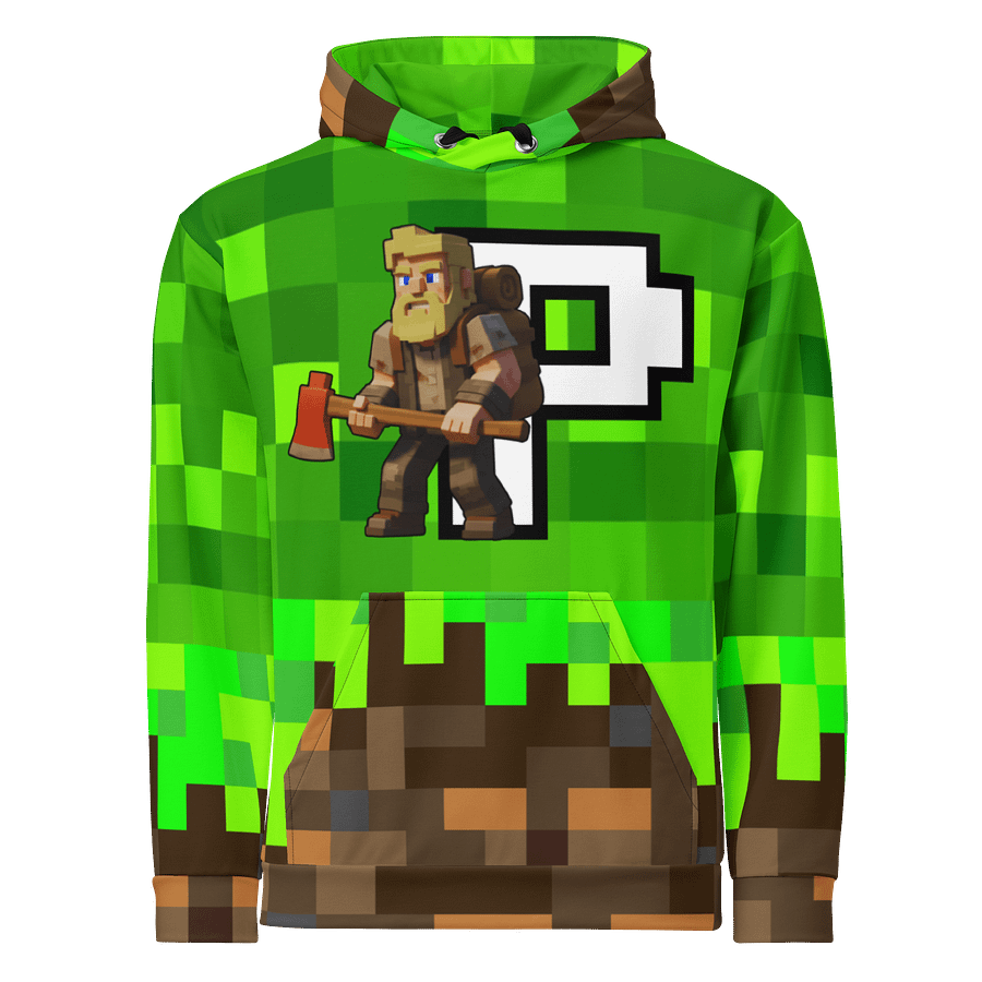 Patient PixelZ P Logo Eco-Friendly Unisex Adult Hoodie (PixelZ My Craft) product image (7)