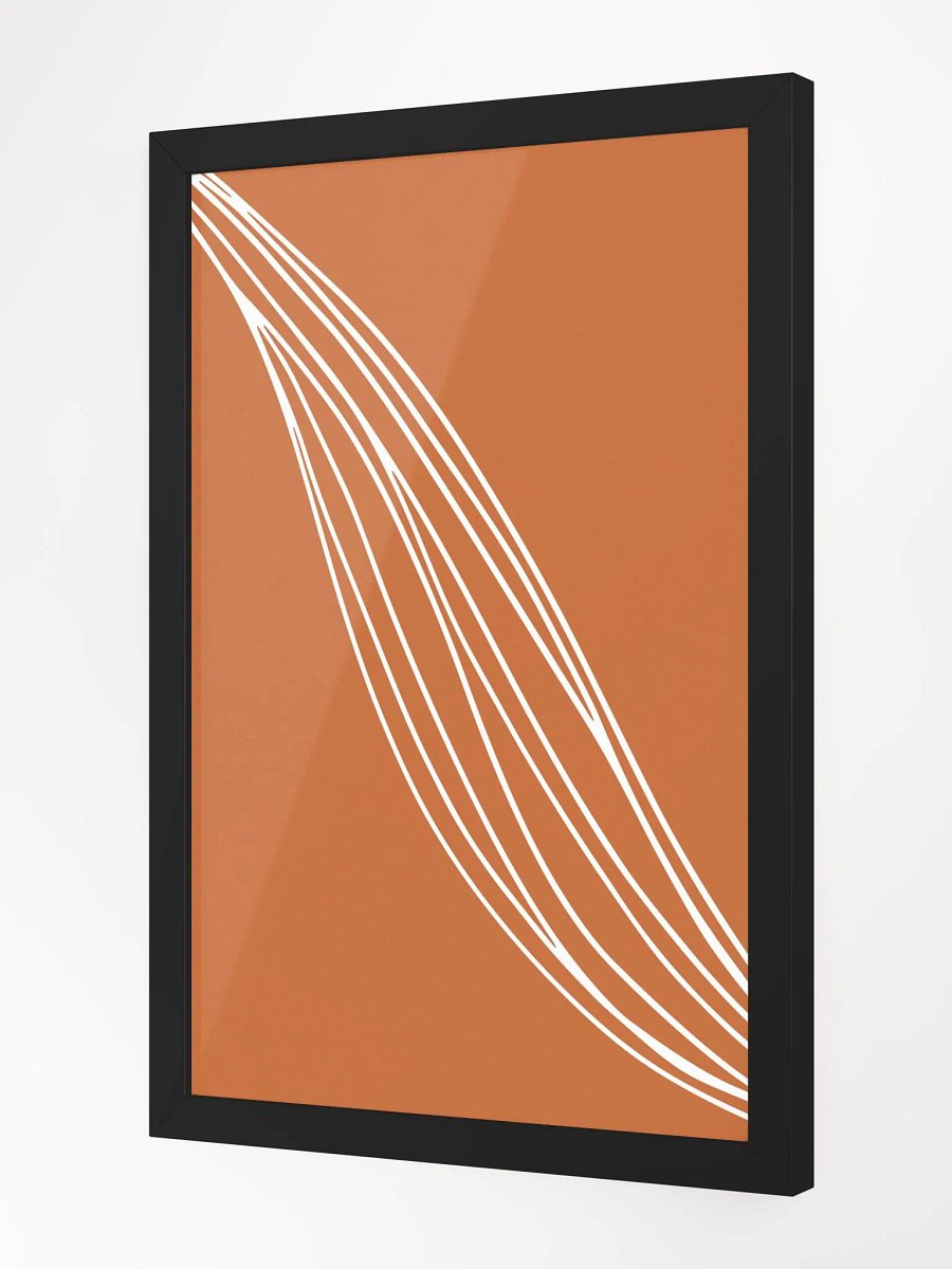 Flowing Lines Framed Matte Poster product image (11)