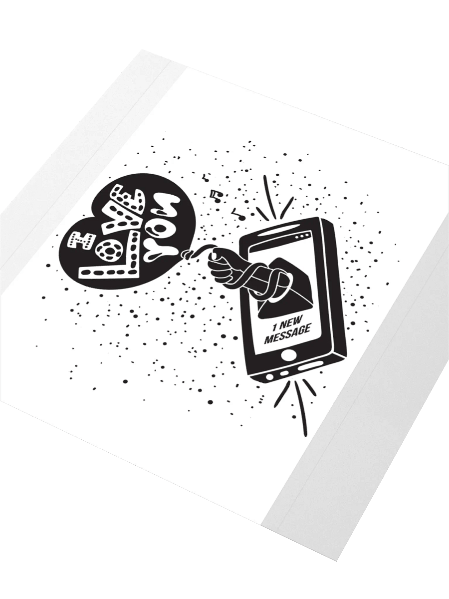 Whimsical Love Message Sticker product image (8)