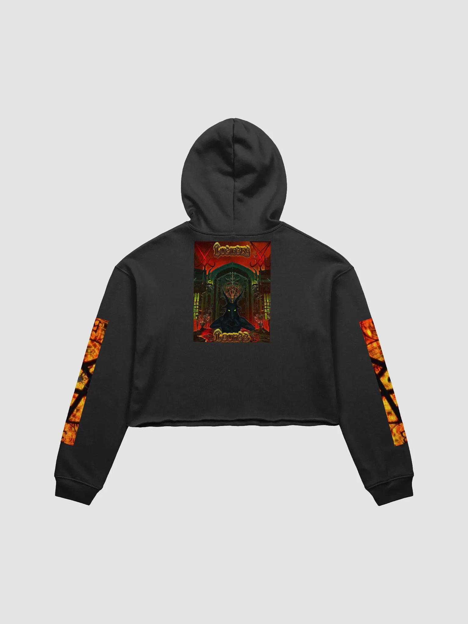 Lucifer's Lounge Special Edition Crop Top Hoodie product image (2)