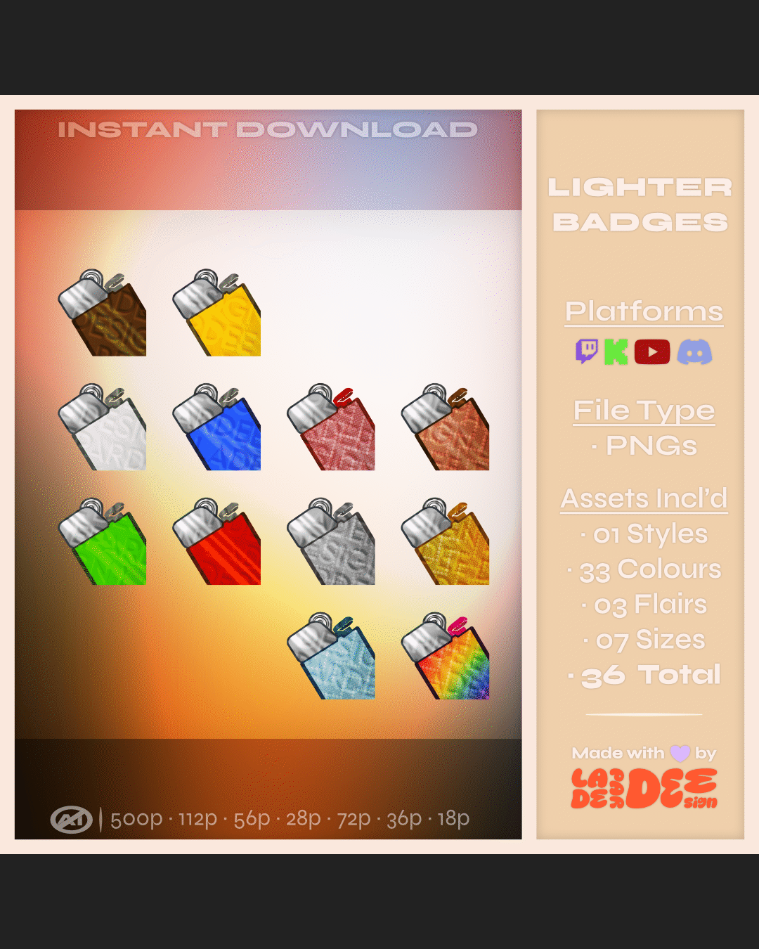 Lighter Badges product image (3)
