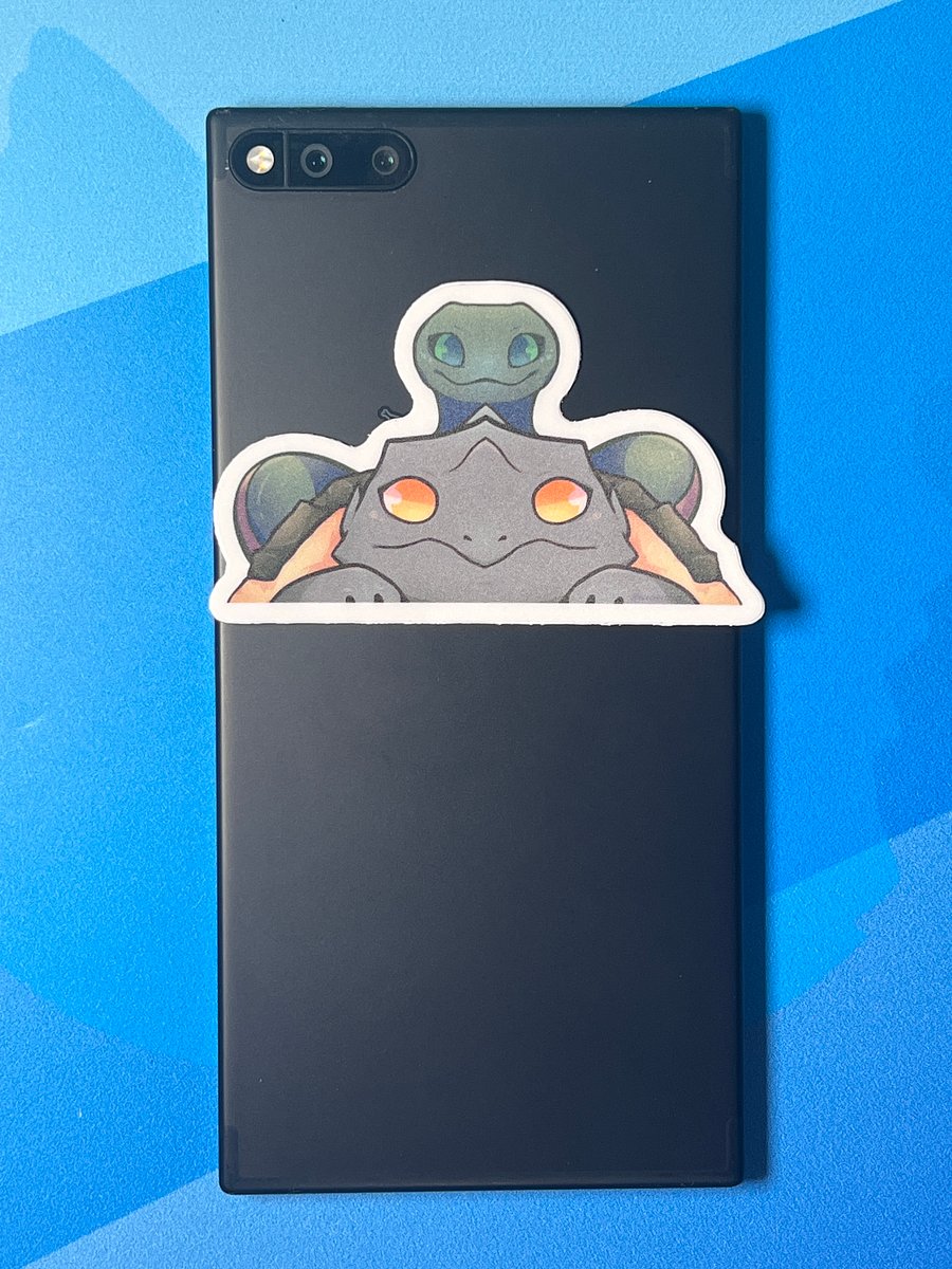 Four Symbols - Black Tortoise - Baby Peeker Sticker product image (2)