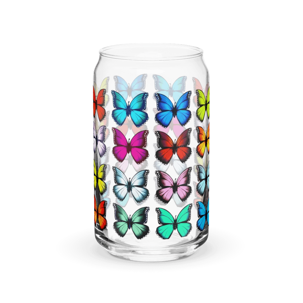 The perfect summer staple to for iced coffee, tea, or even water! Glass material with professional full color UV print product image (38)