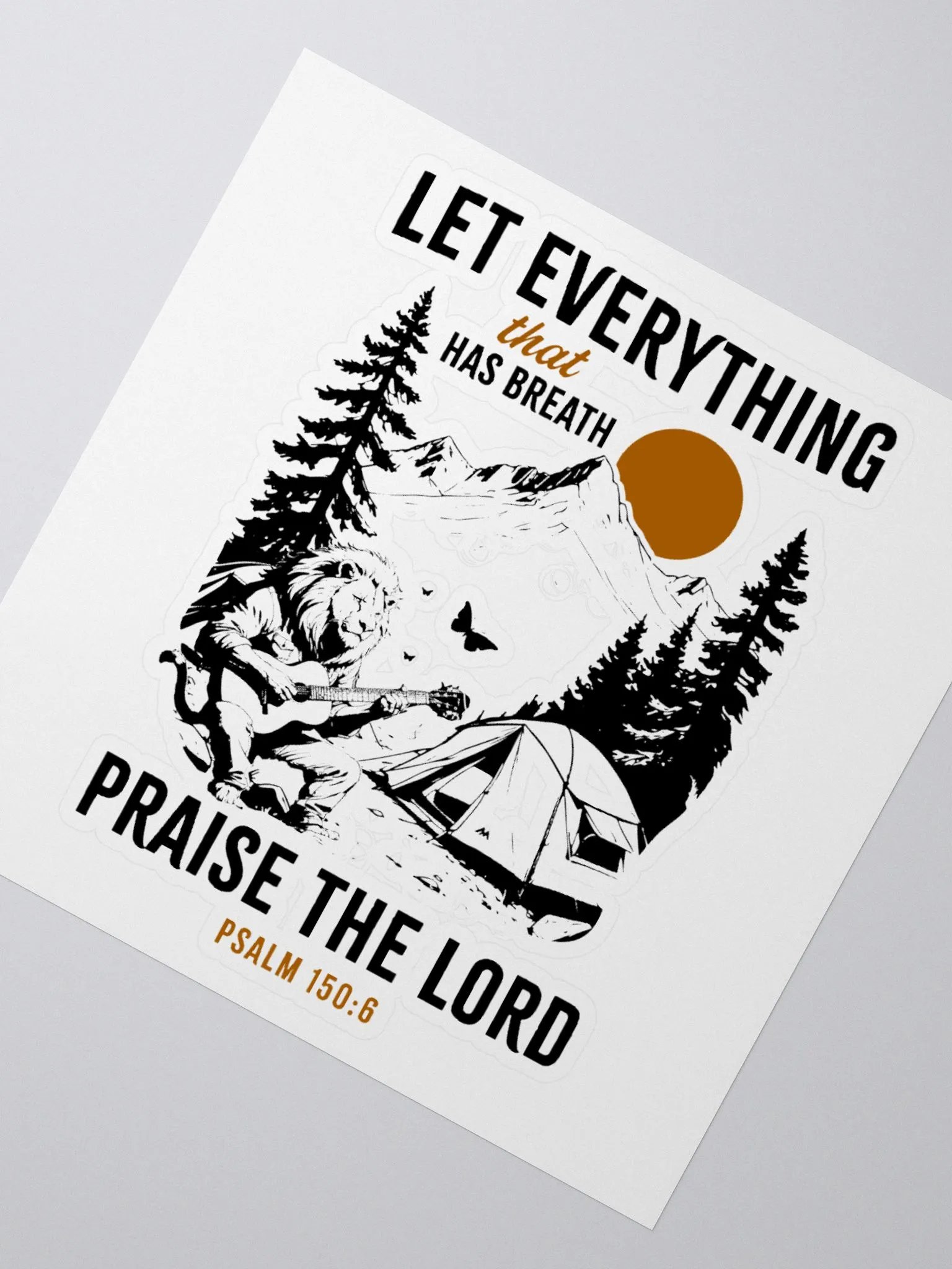 Psalm 150:6 Kiss Cut Stickers product image (6)