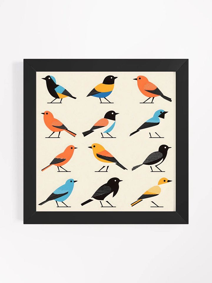 Birds Grid Framed Poster Art product image (9)