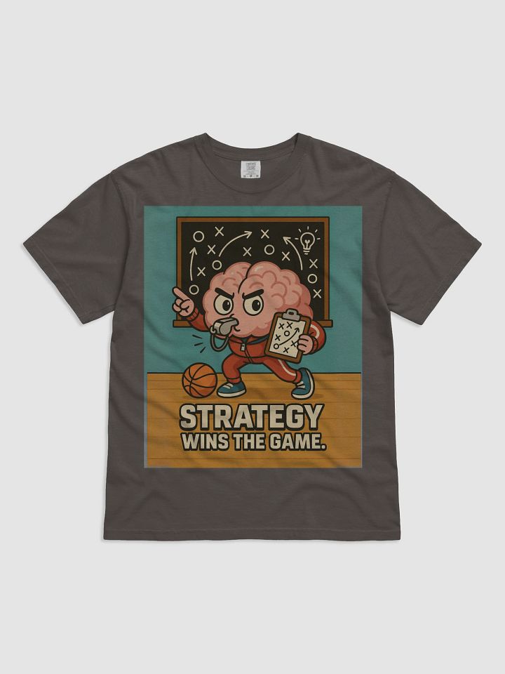 Strategy Wins The Game - Gaming Strategy Heavyweight T-Shirt product image (1)