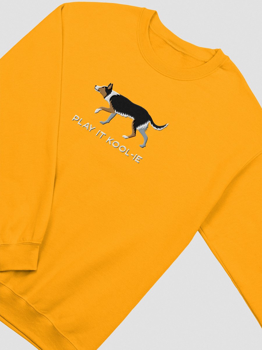 Play It Kool-ie Sweatshirt (Embroidered) of an Australian Koolie(Tricolor) product image (18)