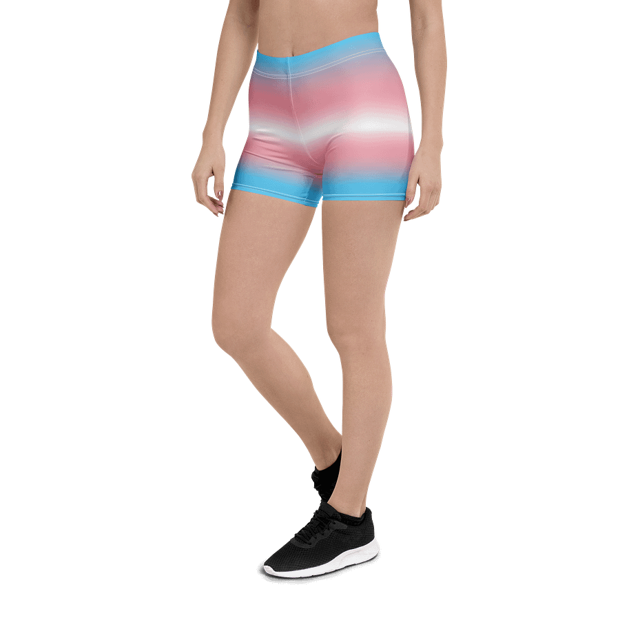 Trans Pride Gradient Bike Shorts product image (5)