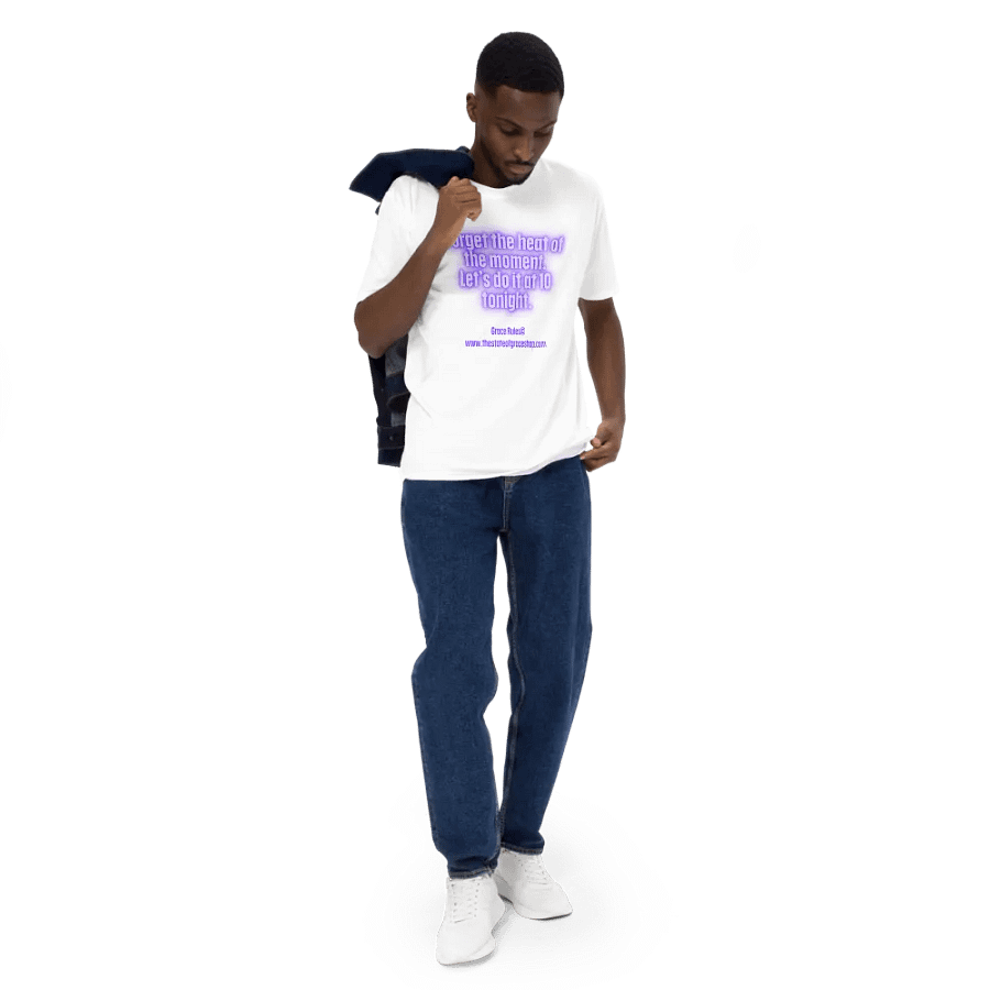 FUNNY TEES 4 U FOR MEN “Forget the heat of the moment. Let’s do it at 10 tonight.” product image (5)