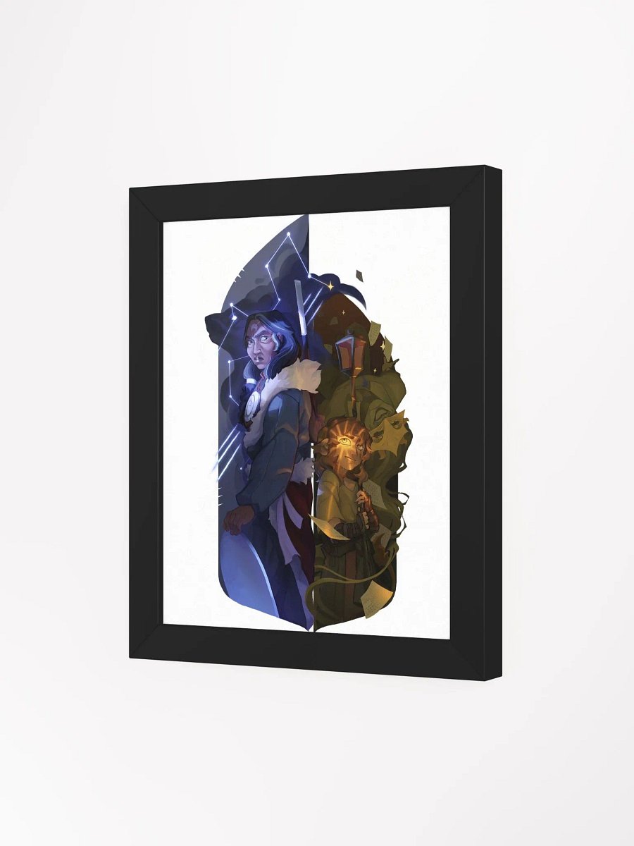 Khari And Kovah Duo Piece - Framed Poster White product image (3)