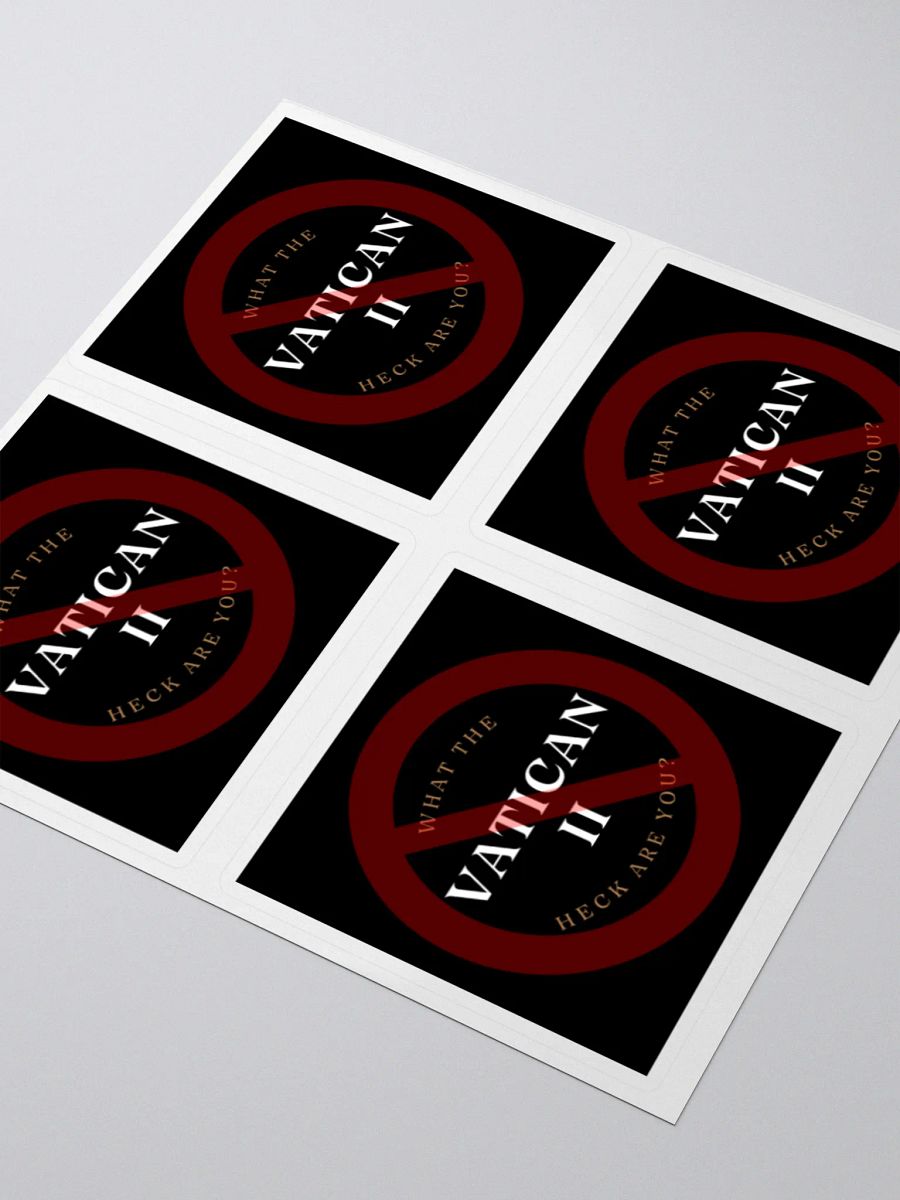 Vatican II: What The Heck Are You? Stickers product image (5)