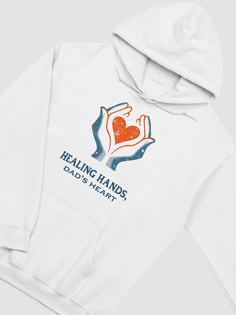 Flaming Heart , Dad's heart, Healing Hands Hoodie product image (34)