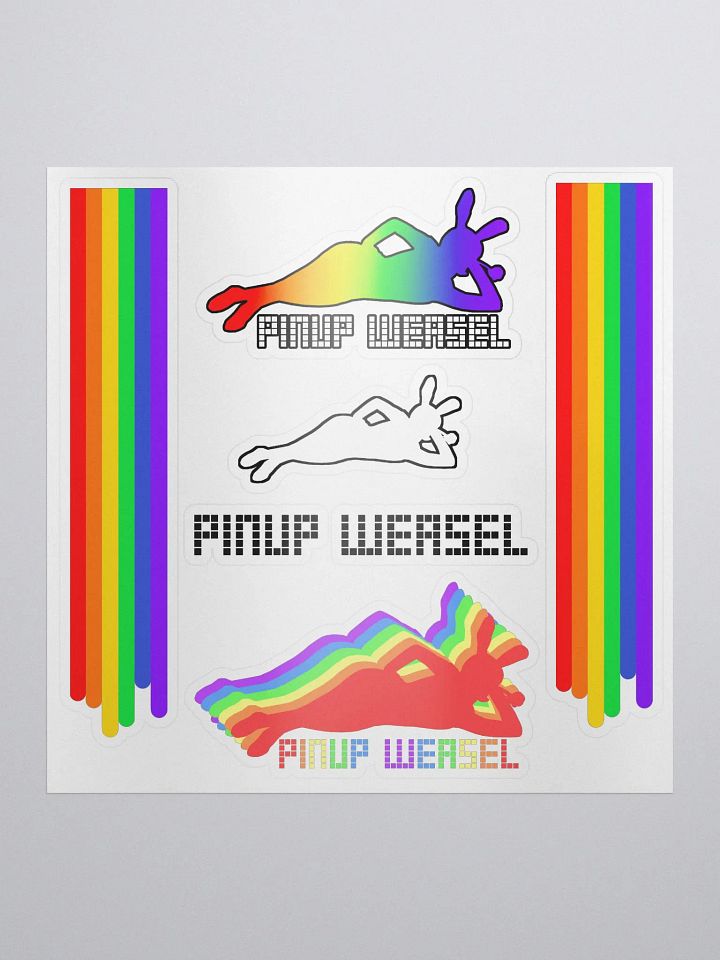 Pinup Weasel Sticker Sheet product image (1)