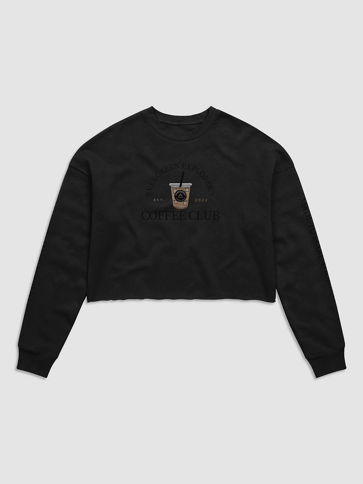 Coffee Cropped Crewneck | Coffee Club product image (1)