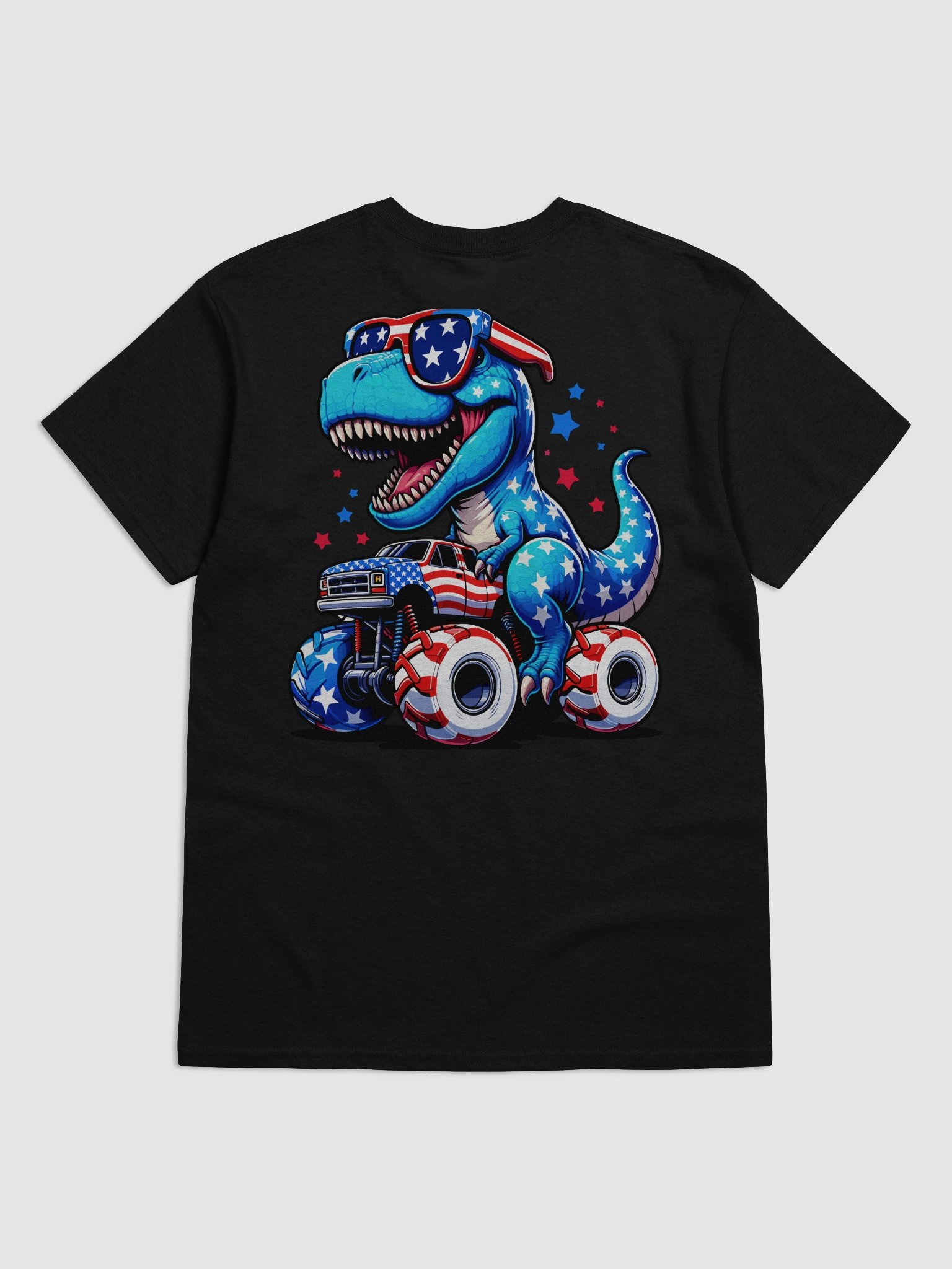 TeNN4OUR Records T-Rex 4th of July T-Shirt product image (29)