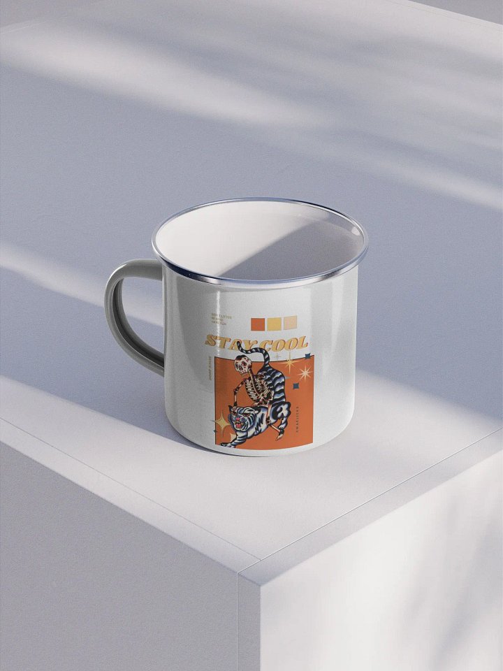 Stay cool Enamel mug product image (1)