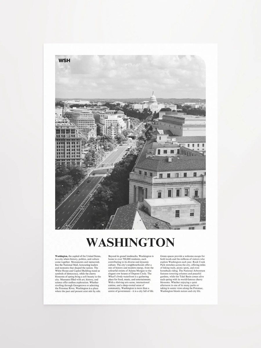 Washington 02 Newspaper Poster product image (5)
