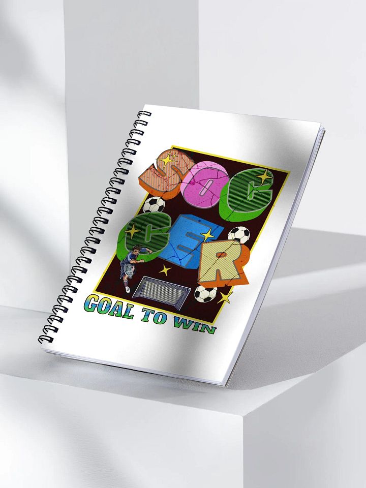 Goal To Win Soccer Spiral Notebook product image (2)