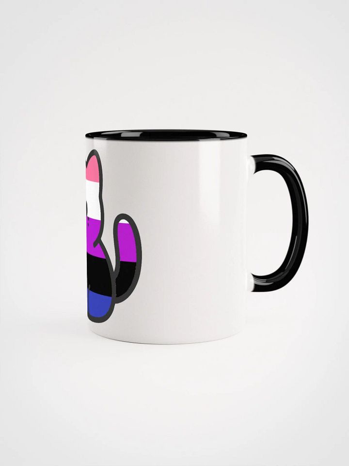 Genderfluid Pride Kitty Mug product image (3)