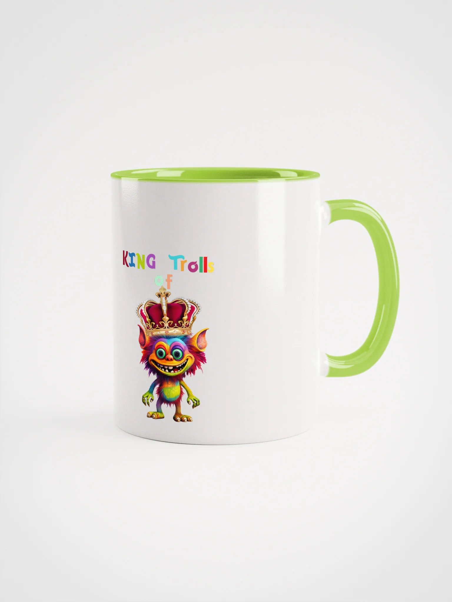 Whimsical Crowned Creatures Ceramic Mug product image (1)