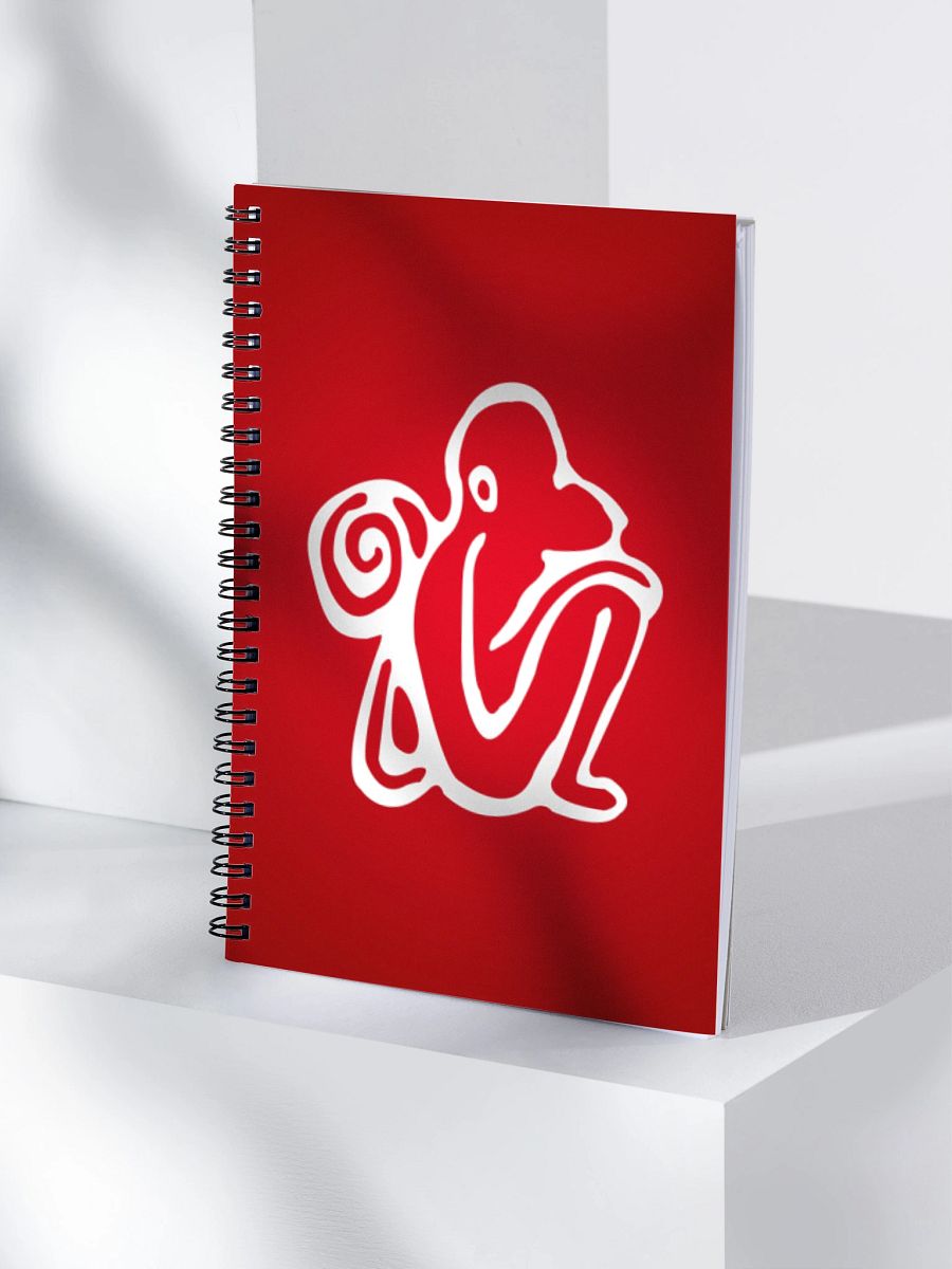 Whimsical New Monkey Spiral Notebook product image (4)
